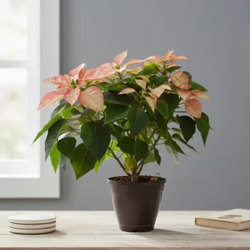 [PLFP EUIC PT 0015 2.2L H030] Poinsettia Ice Crystal , Euphorbia pulcherrima