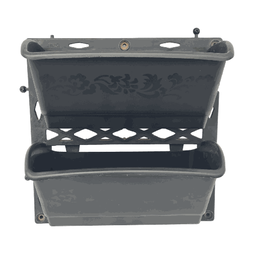 Pot Vertical Garden Black 12x12