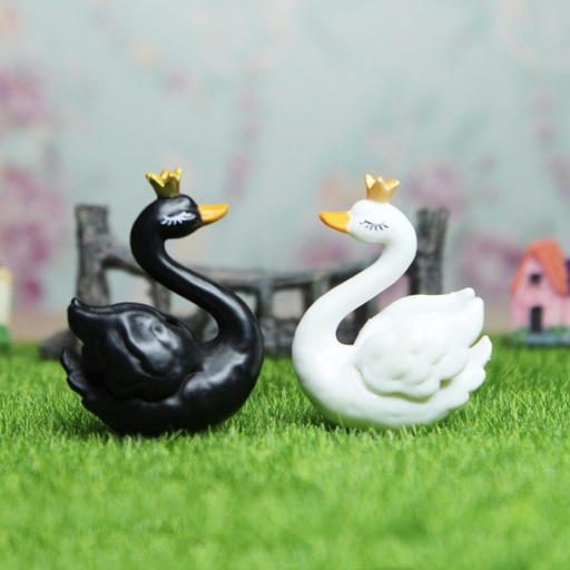 Miniature Animal & Birds-Swans King Swans
