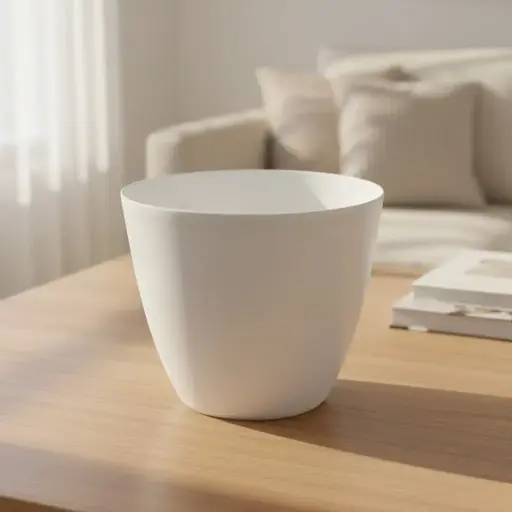 [POPL WHRO V3.4L H5.75 W6.25] Pot Stella 3 White 