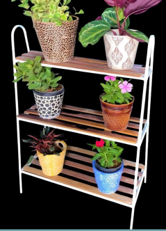 Stand Shelf Rack Pot Holder Moduler