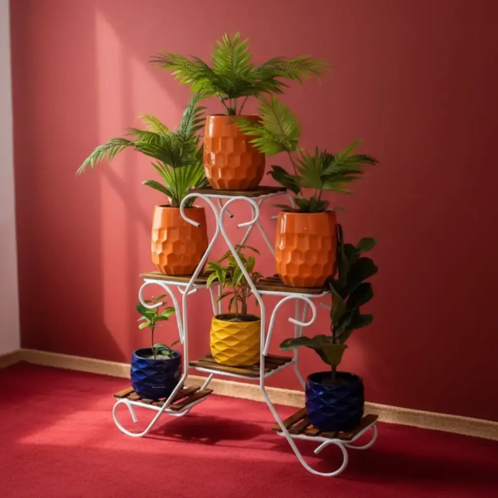 Stand Slap Type 6 Pot Stand Moduler