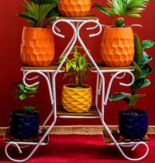 Stand Slap Type 6 Pot Stand Moduler