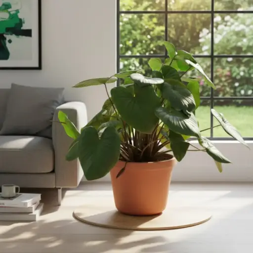 Queen of hearts, Homalomena rubescens