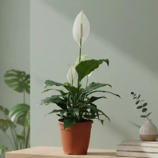 Peace Lily, Spathiphyllum wallisii petite