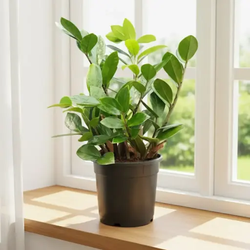 Green zamia, ZZ plants, Zamioculcas zamiifolia green