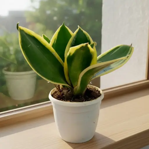 Snake plants, Sansevieria trifasciata lotus