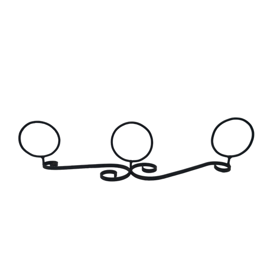 [GAST STWR L29" W7"] Stand Three Pot Wall Ring