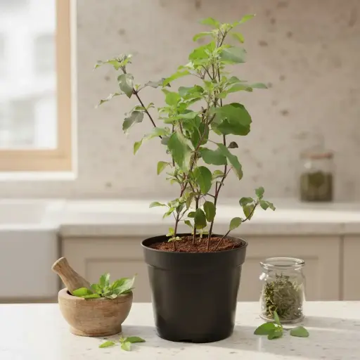 Krishna tulasi, Ocimum sanctum