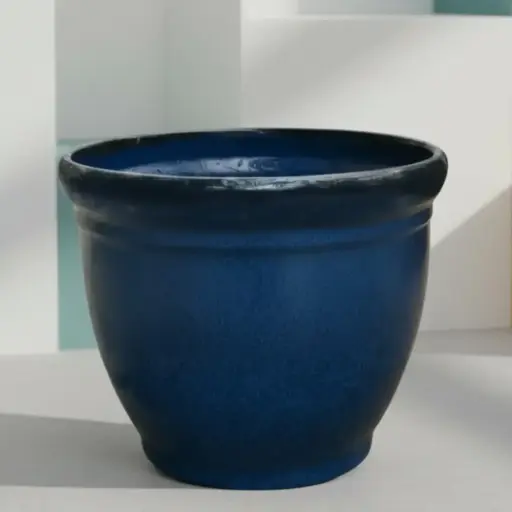 Pot Belly Planter Royal Blue