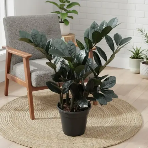 Black zamia, ZZ plants, Zamioculcas zamiifolia raven