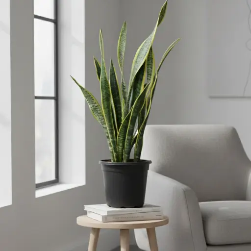 Snake Plant, Sansevieria trifasciata laurentii