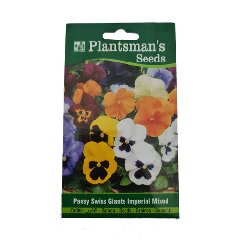 Seed Pansy Swiss Giant Chaubad Mixed
