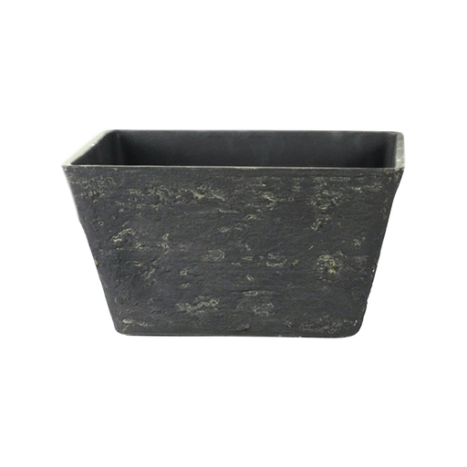[PORE SQAS L035 W035 H020] Pot Ash Stone Bowl Square