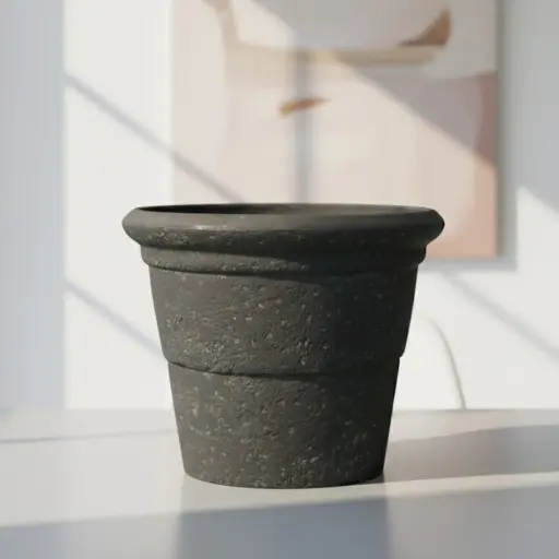 [PORE ROST D035 H029] Pot Ash Stone Rolled Rim